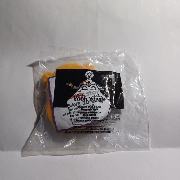 Winnie The Pooh McDonald's Happy Meal Toy No. 1 -Pooh Message Pad -2001 - Picture 5 of 7